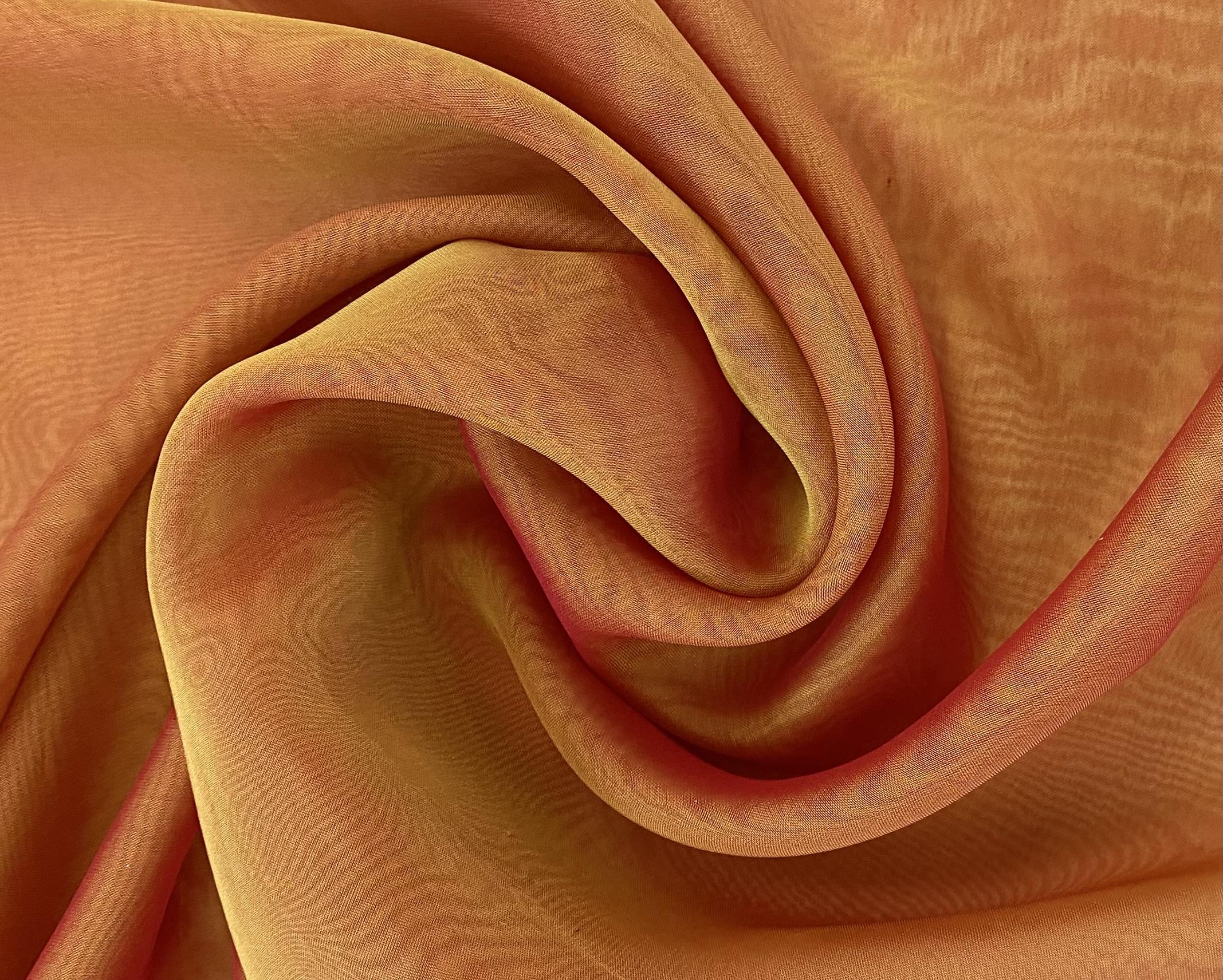 IRIDESCENT SILK CHIFFON