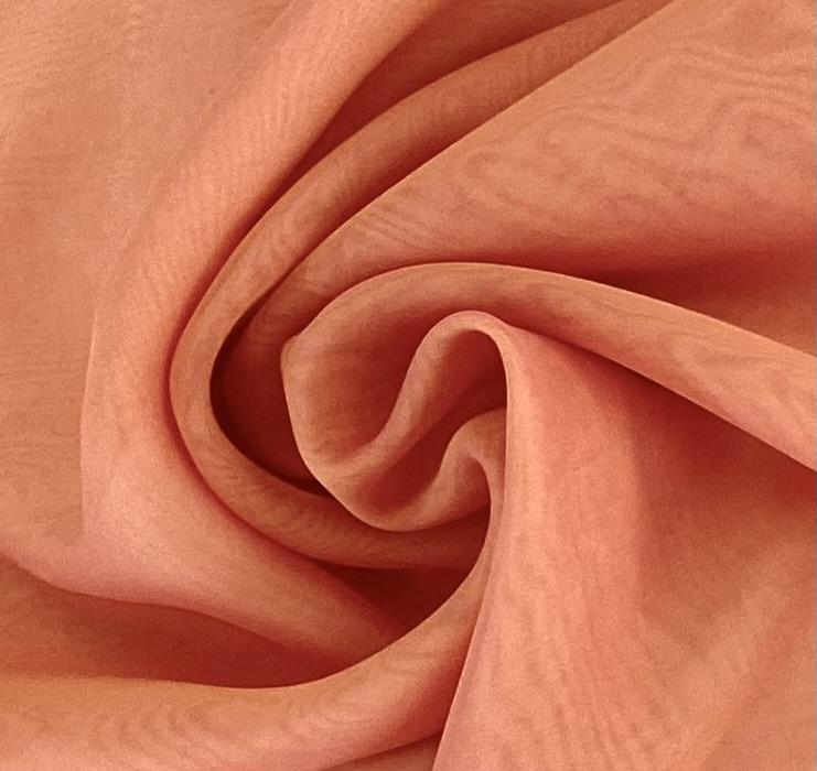 IRIDESCENT PURE SILK CHIFFON