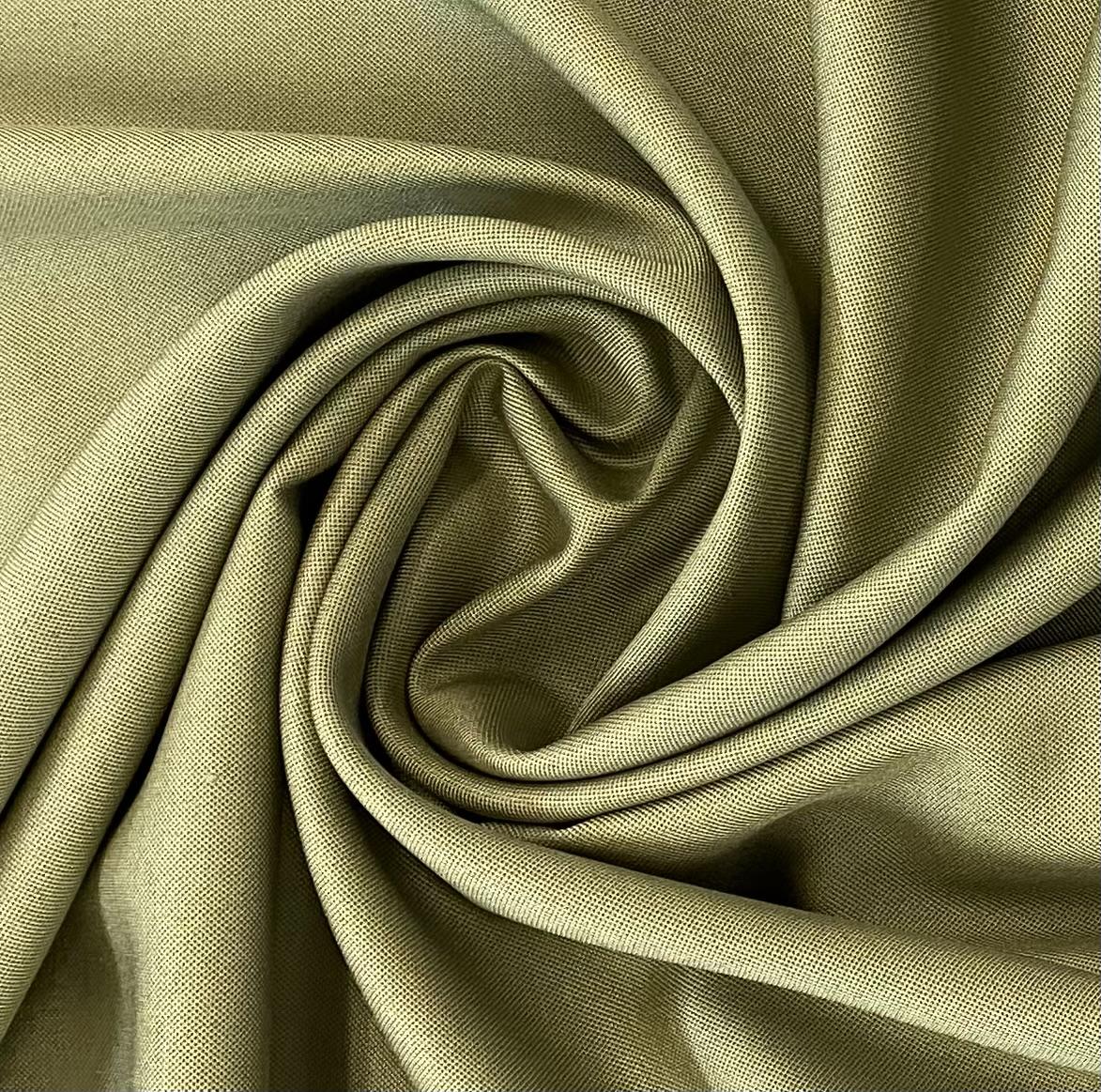 Pure Silk Oxford in Sage