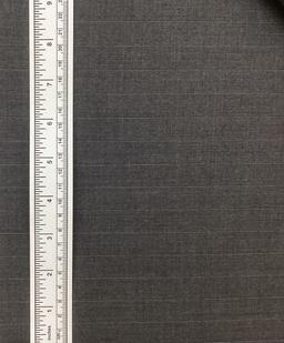 Made in Italy 100% Wool Pinstripe In Pearl Grey