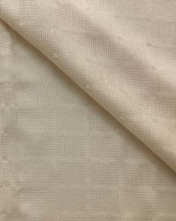 Made in Italy Pure Silk Mini Check Pattern Jacquard in Soybean 