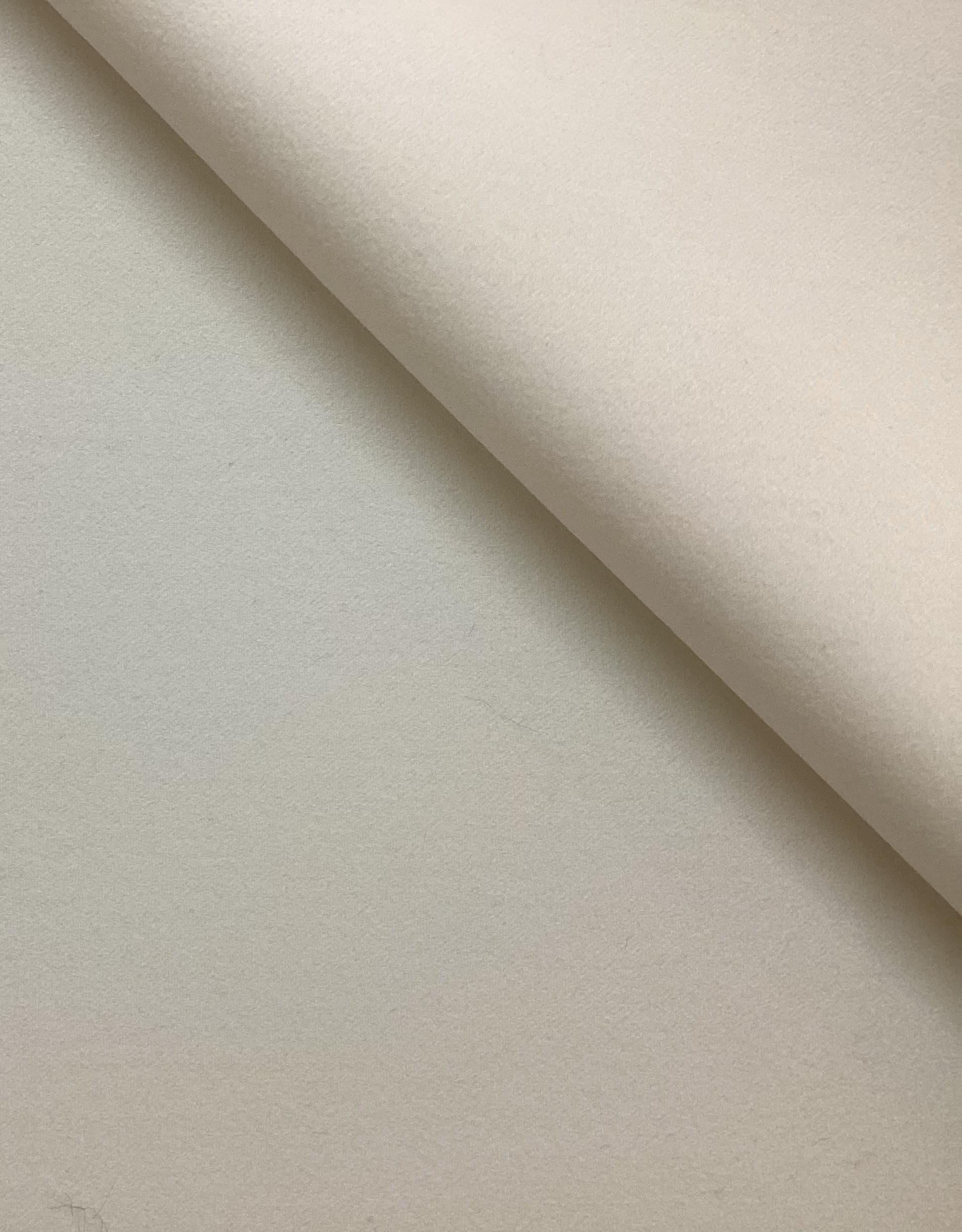 Double-faced Wool Coating in Winter White, 