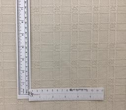 Wool & Cotton Tiles Pattern Tweed In Rice