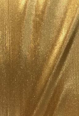 Metallic Stretch Twill Gold