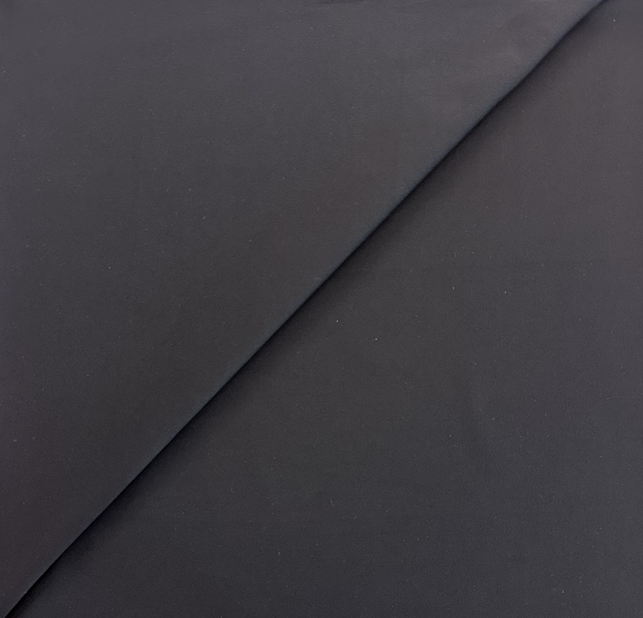 Recycled Polyester UPF 50 Chito Double Jersey in Black