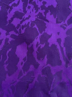 100% Pure Silk Abstract Jacquard Pattern In Africa Violet 