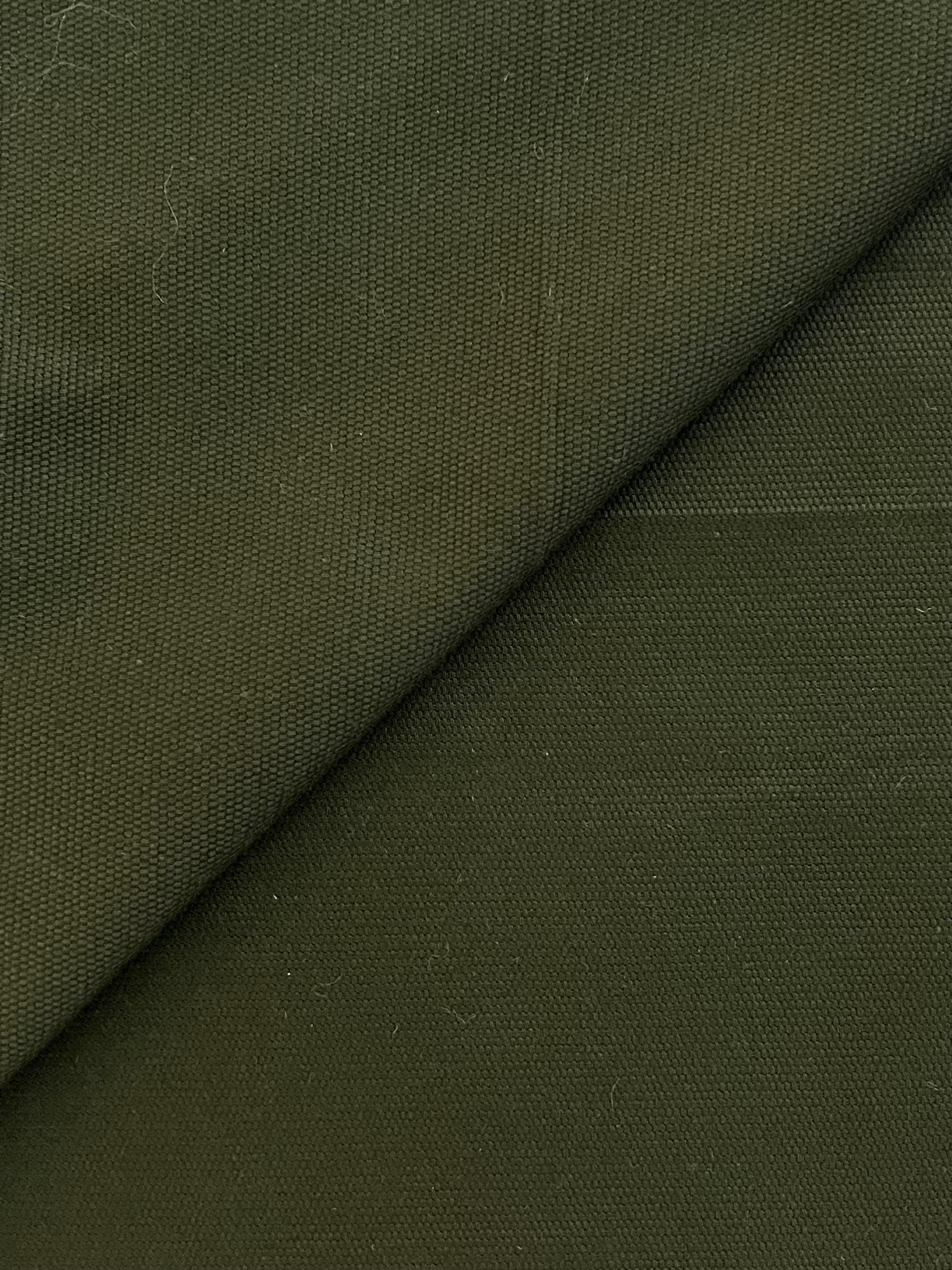 Lori Piana 100% Cotton Canvas in Army Green-13oz