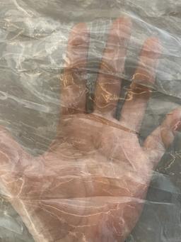 Polyester Organza Onion Skin in Grey Diamond