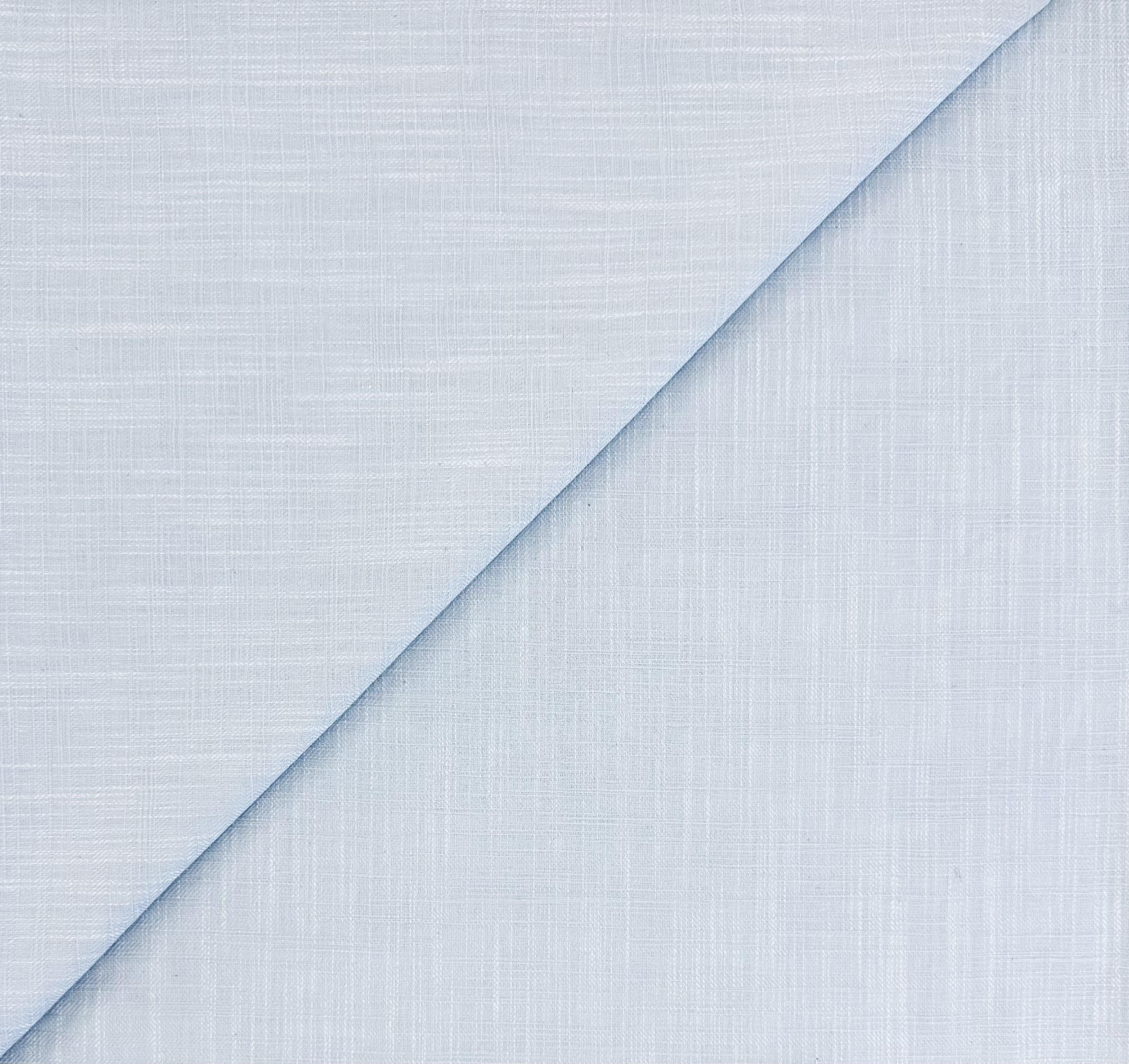 Sustainable Cotton Dobby Herringbone in Sky Blue