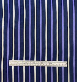 Made in Italy 100% Silk Satined Stripes Tie Brocade