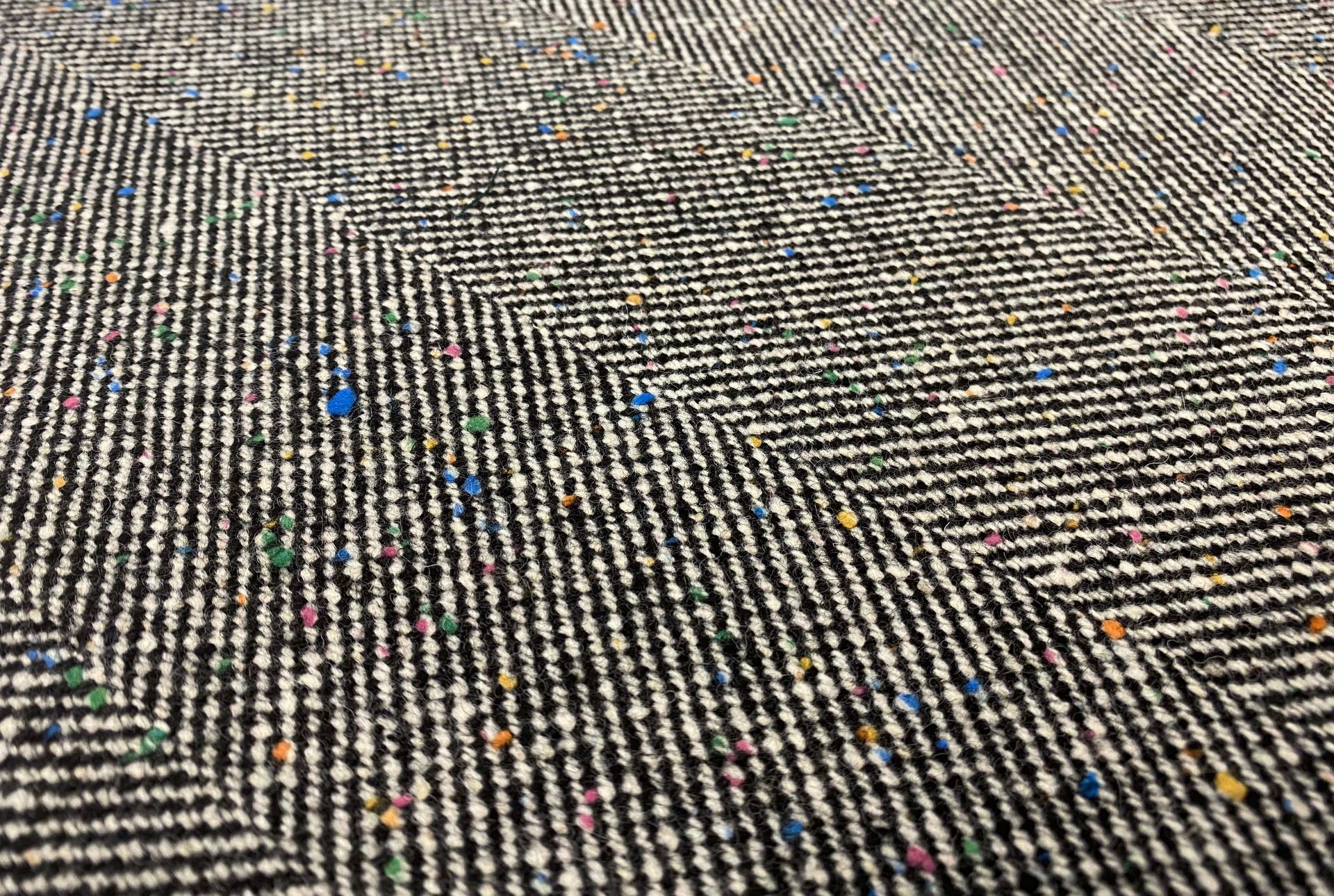 Wool Herringbone Donegal Tweed