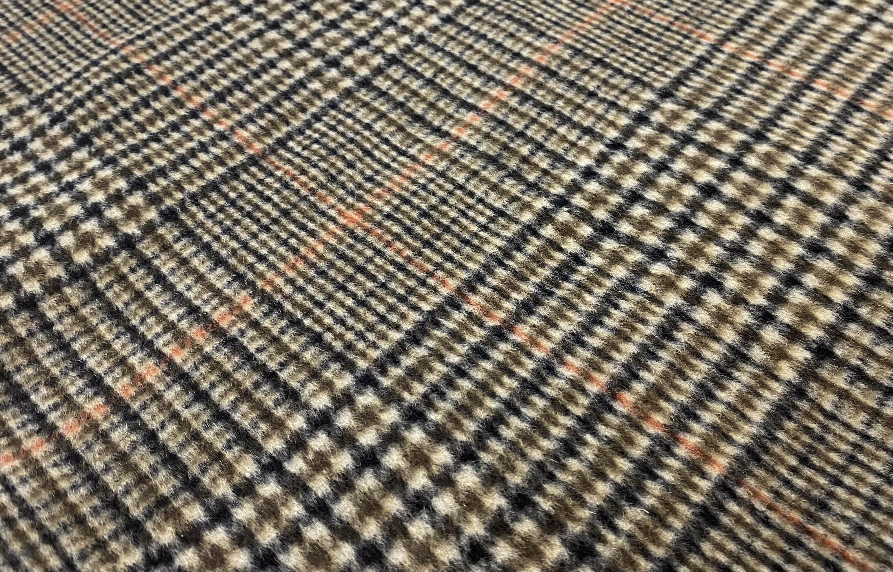 Cashmere/Wool Plaid Double Face