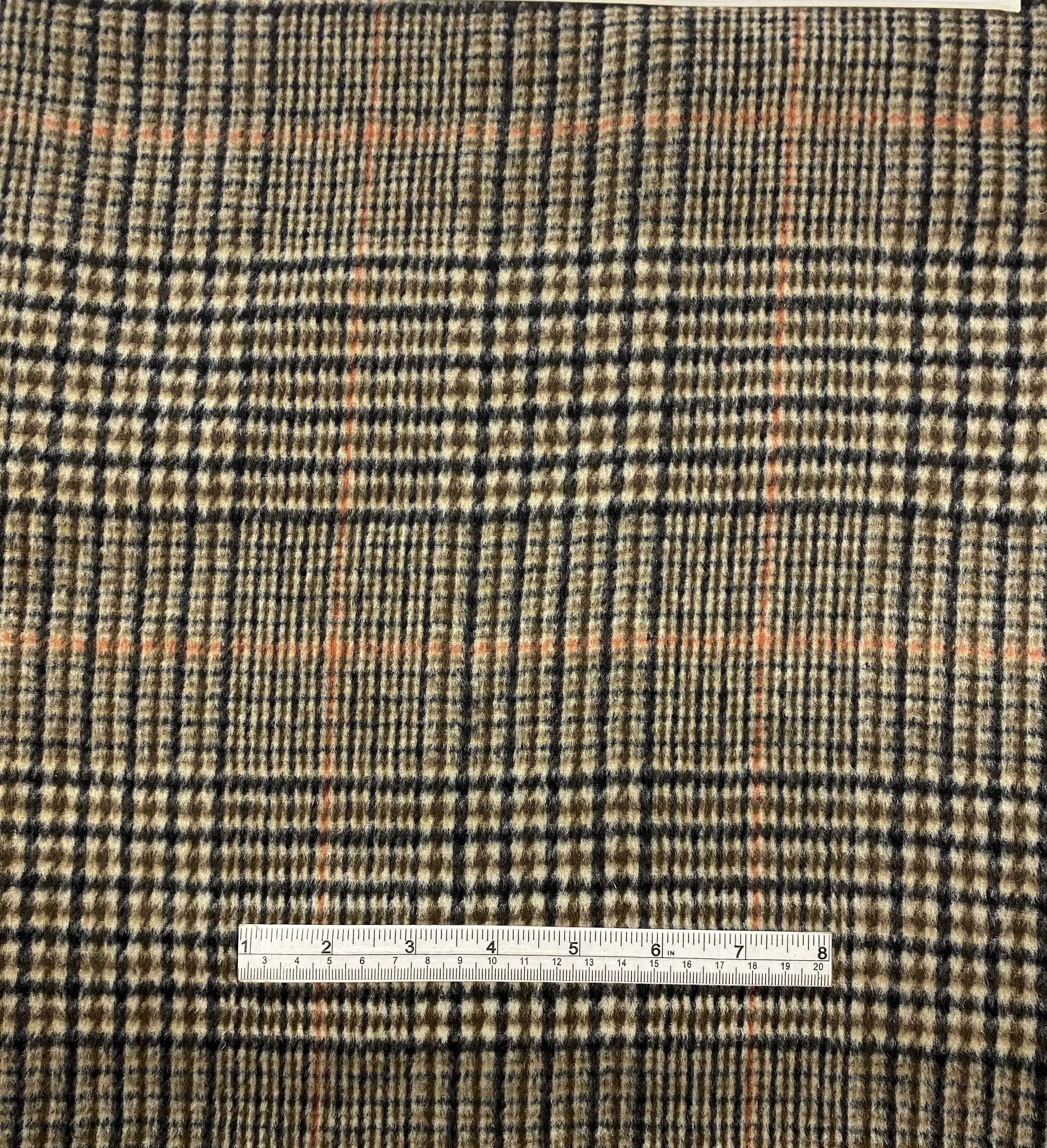 Cashmere/Wool Plaid Double Face