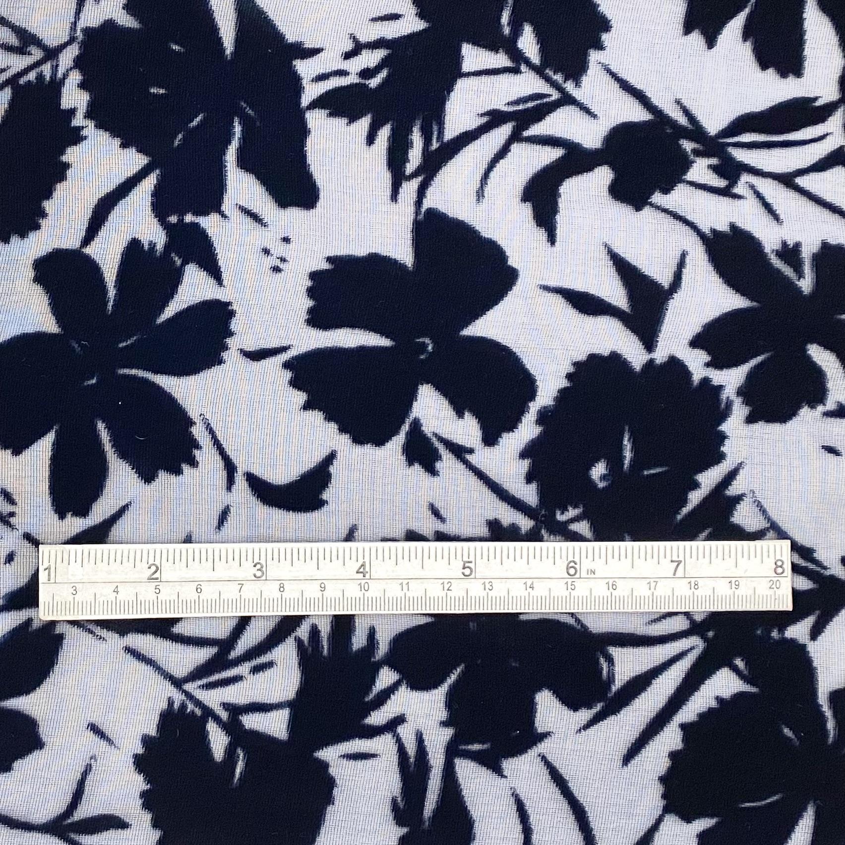 Cut Velvet Fabric in Warehouse