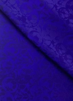 Made in Italy Viscose Jacquard In Electric Blue 