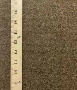 Made in Italy Guabello 100% Wool Herringbone In Leadwood