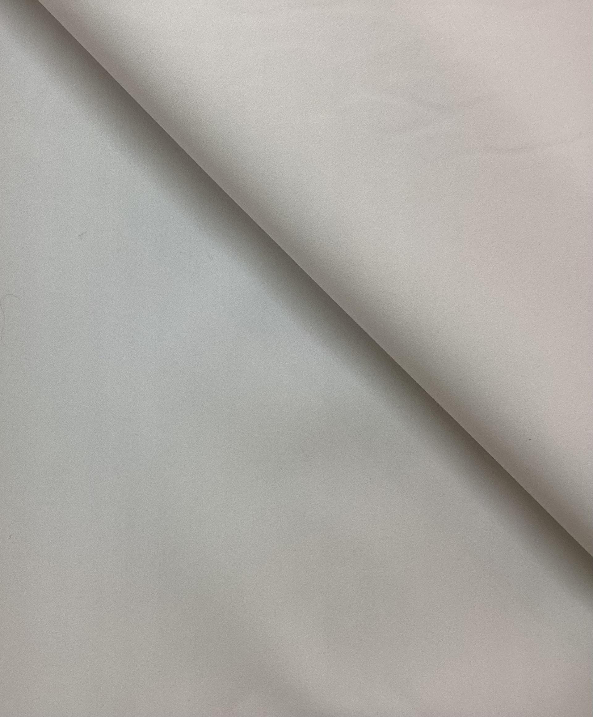 French Polyester Blackout Lining in White