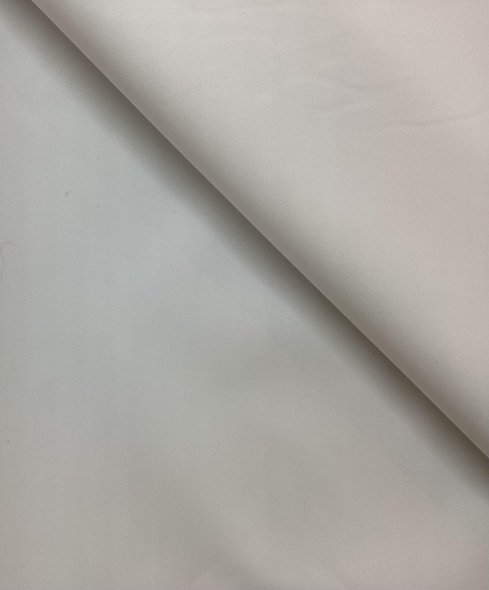 French Polyester Blackout Lining in White