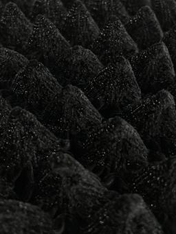 French Novelty Dimensional Cone-Shaped Velvet in Olive