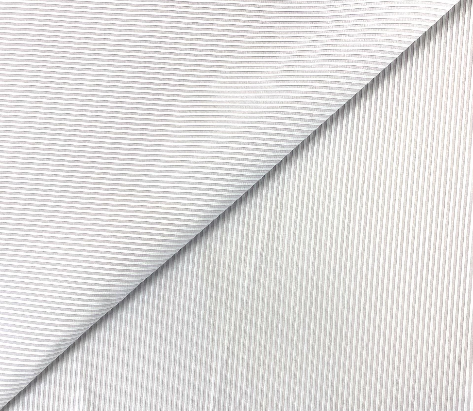 Made in Switzerland 100% Cotton Tuxedo Pleat