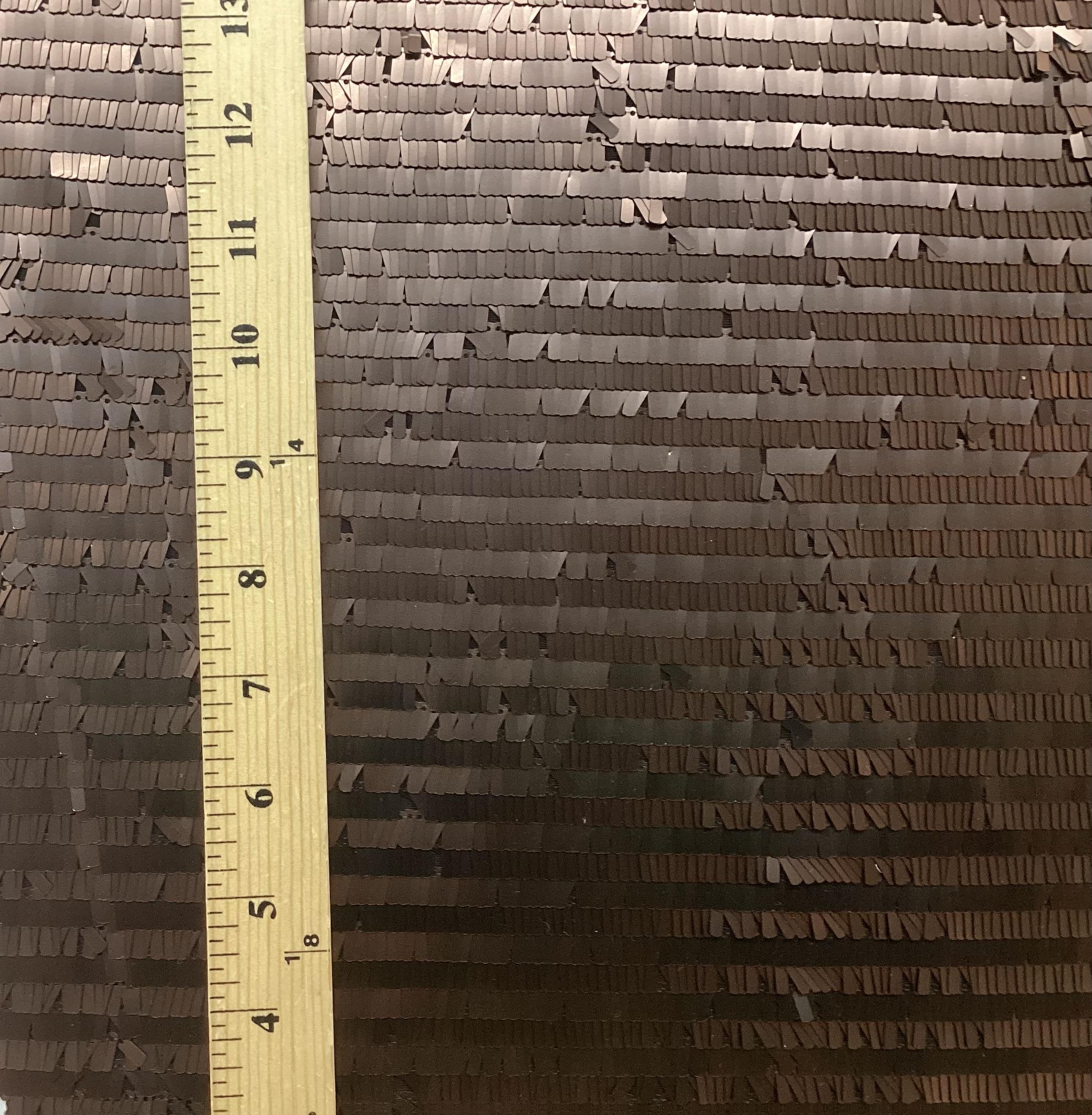 Novelty Matte Sequin Jersey In Brown