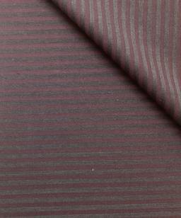 Made In Italy 100% Wool Stripe Suiting In Malbec & Charcoal 