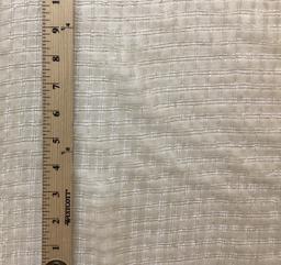 100% Silk Novelty Checkerboard In Antique Ivory