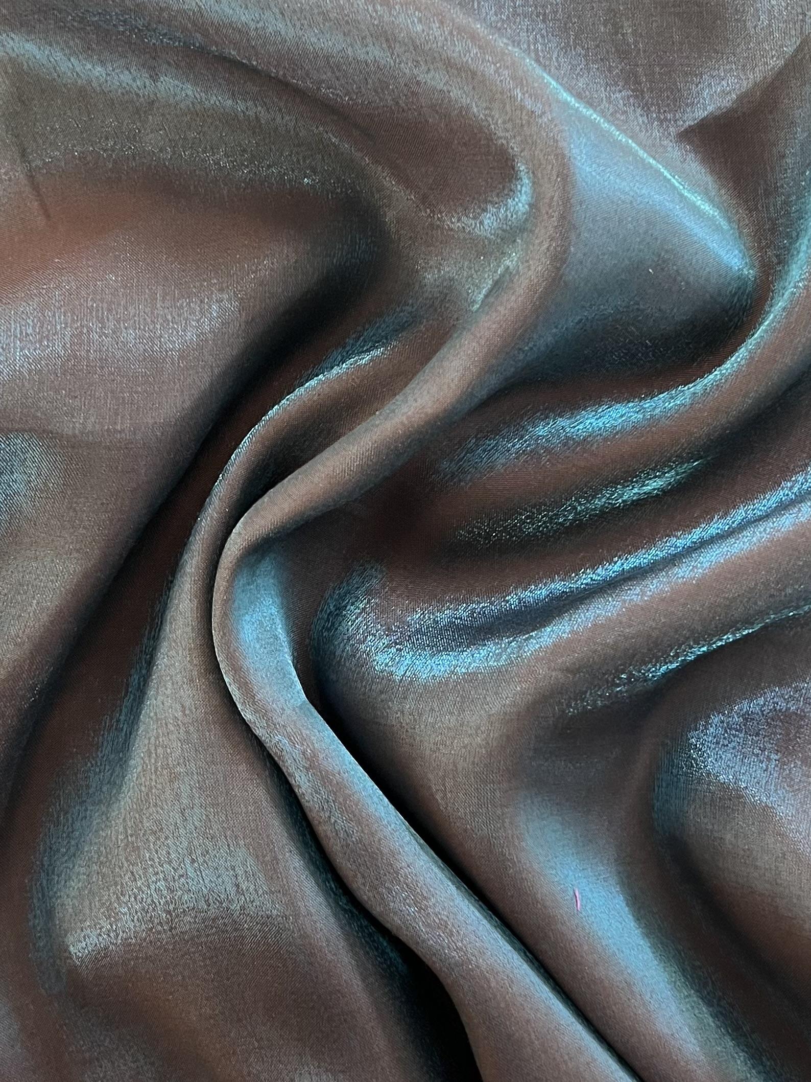 Viscose Rayon Blend Iridescent Charmeuse 