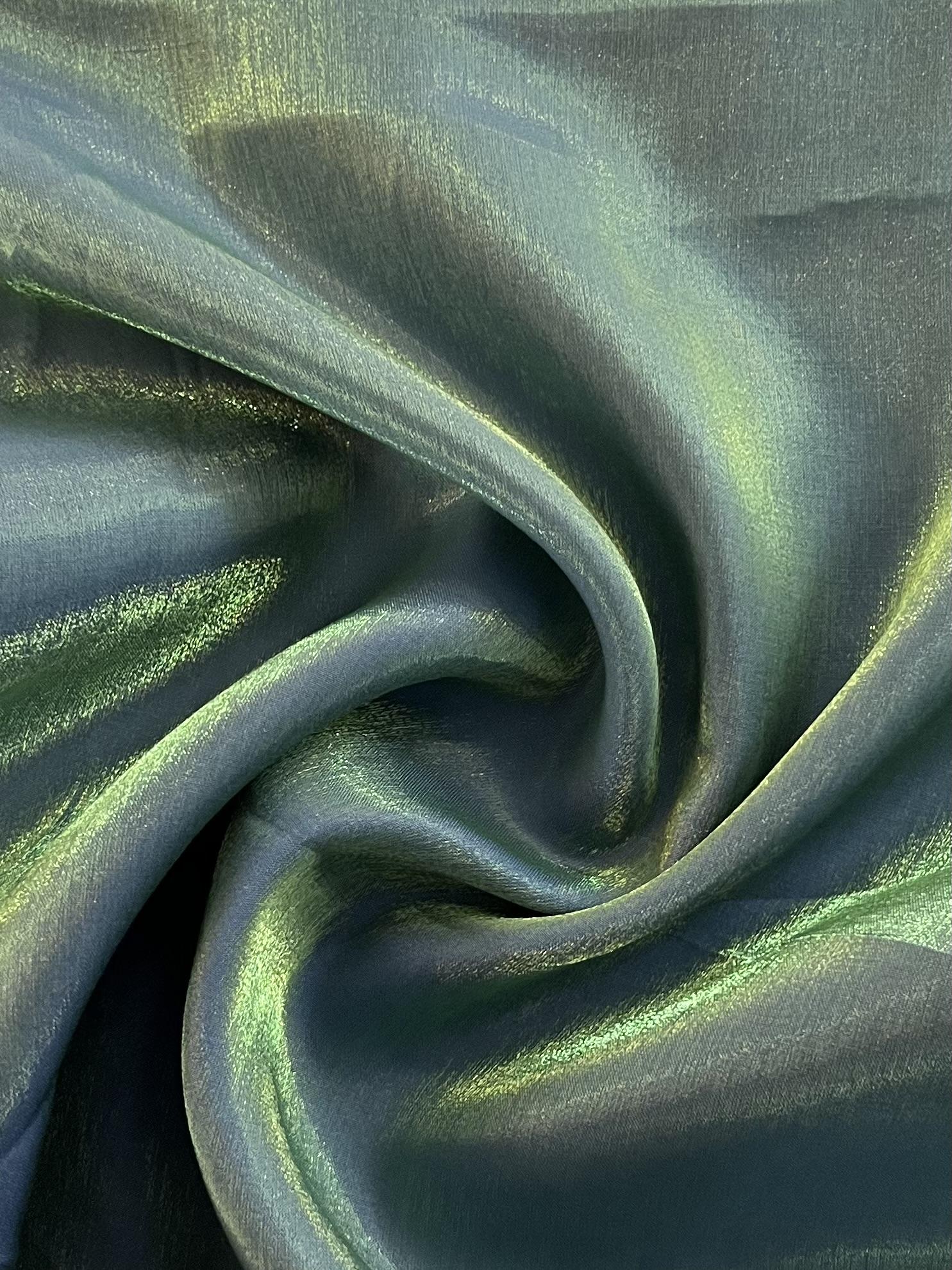 Viscose-Rayon Blend Iridescent Charmeuse 