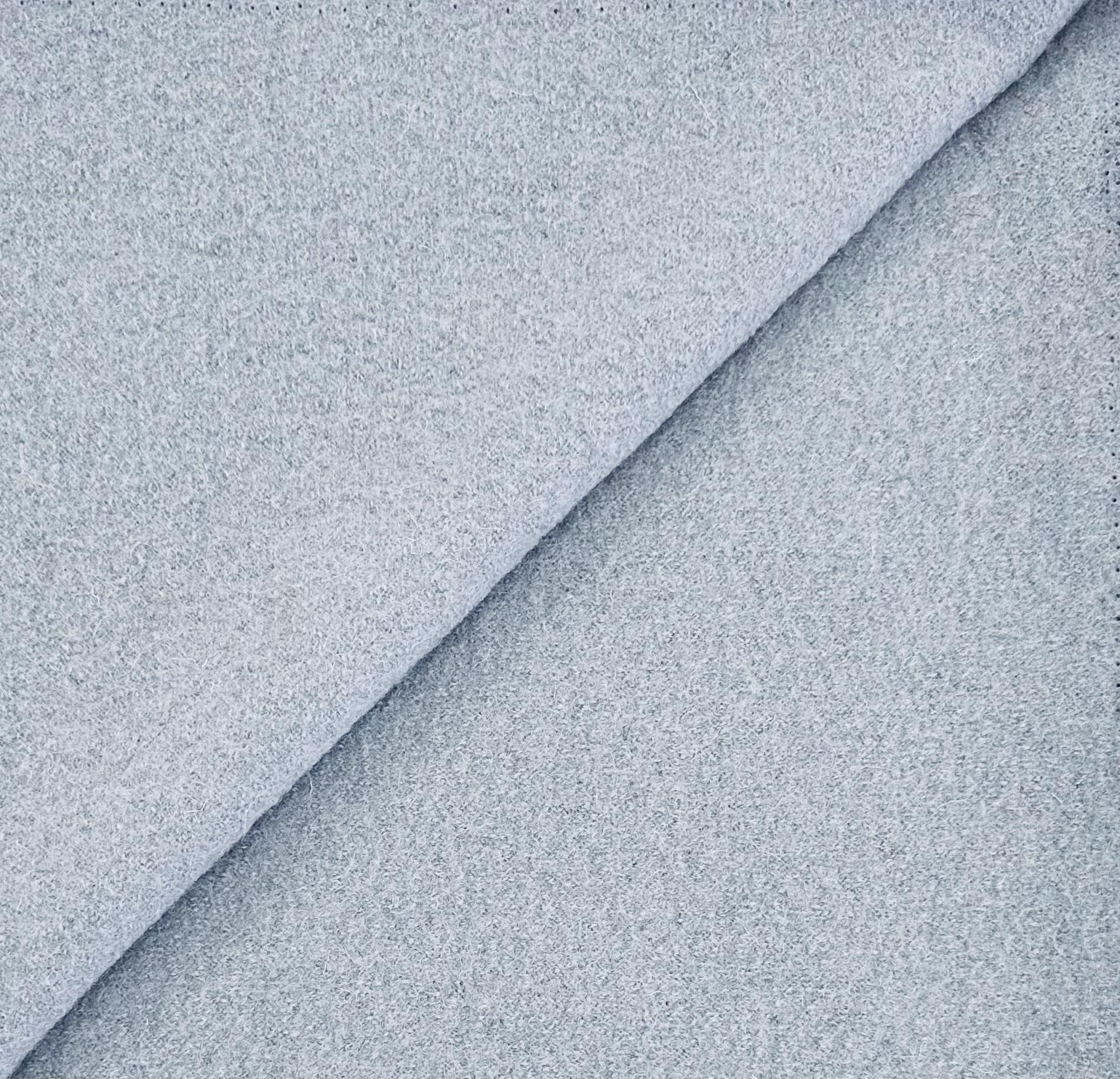 Imported Boiled Wool in Powder Blue