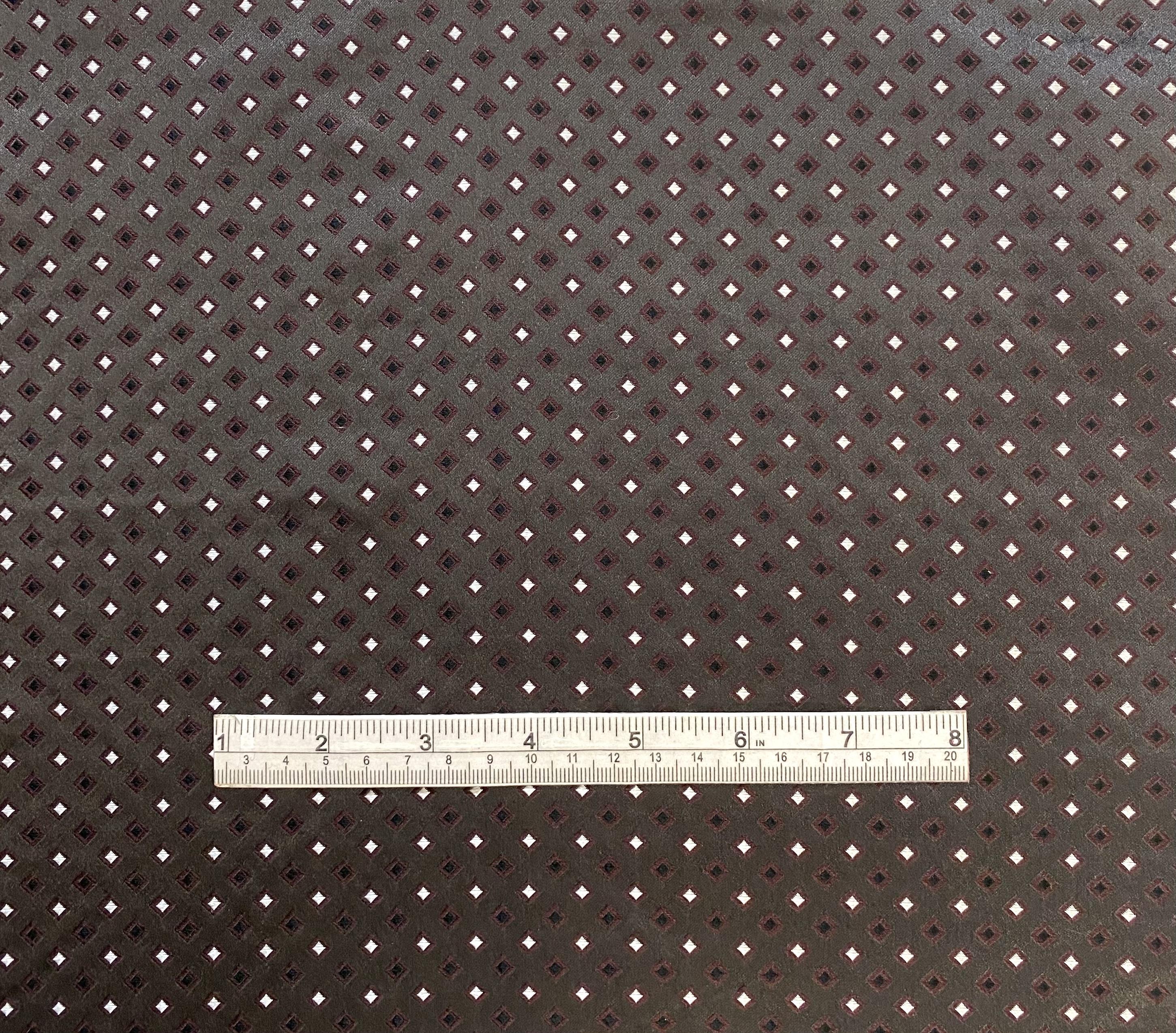 Italian Silk Tie Brocade Fabric in Warehouse