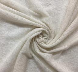 100% Pure Wool Novelty Sheer Knit In Ivory