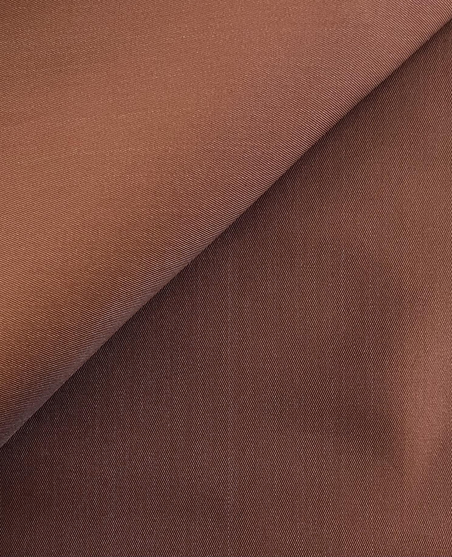 Silk & Polyester Mikado in Cinnamon