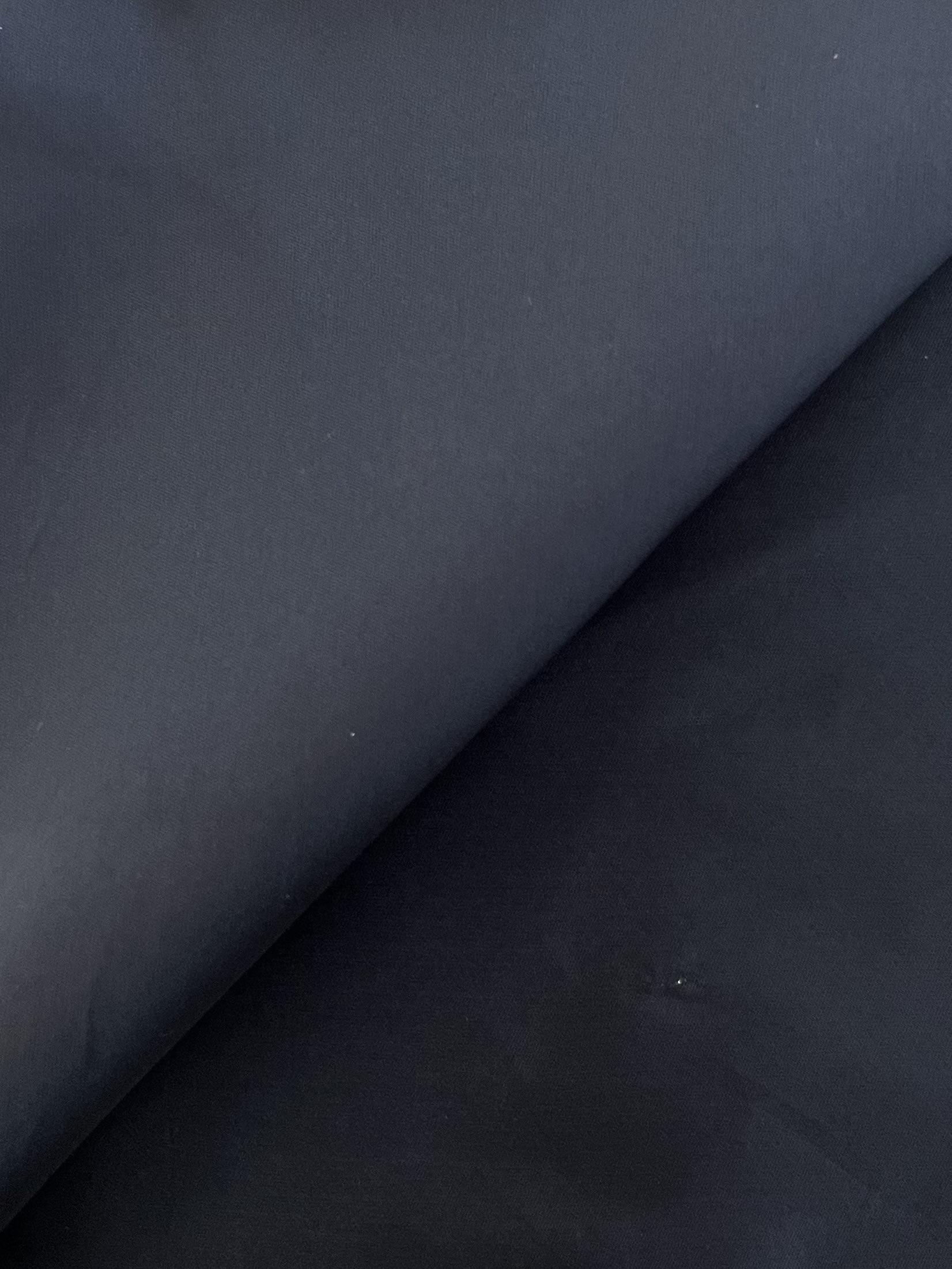 Silk & Polyester Mikado in Midnight