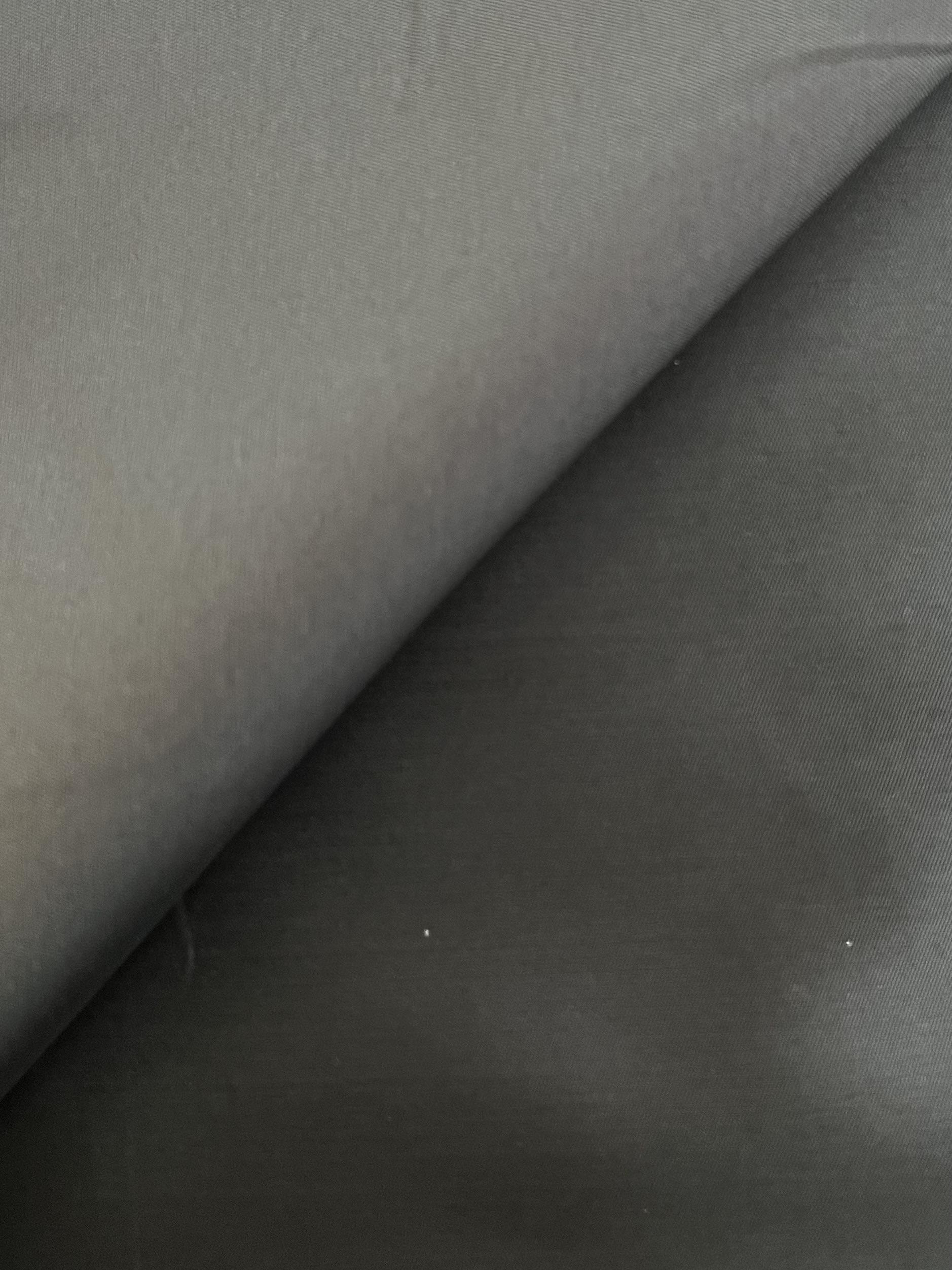 Silk & Polyester Mikado in Charcoal Grey