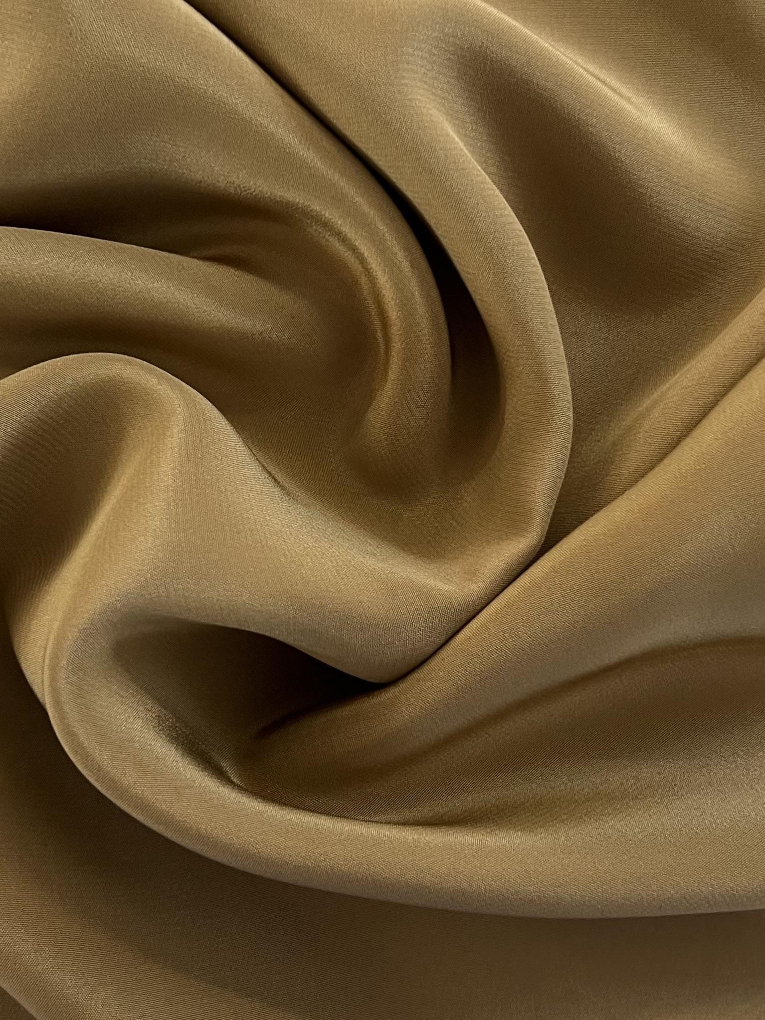  Silk Crepe de Chine in Leather (16 momme)