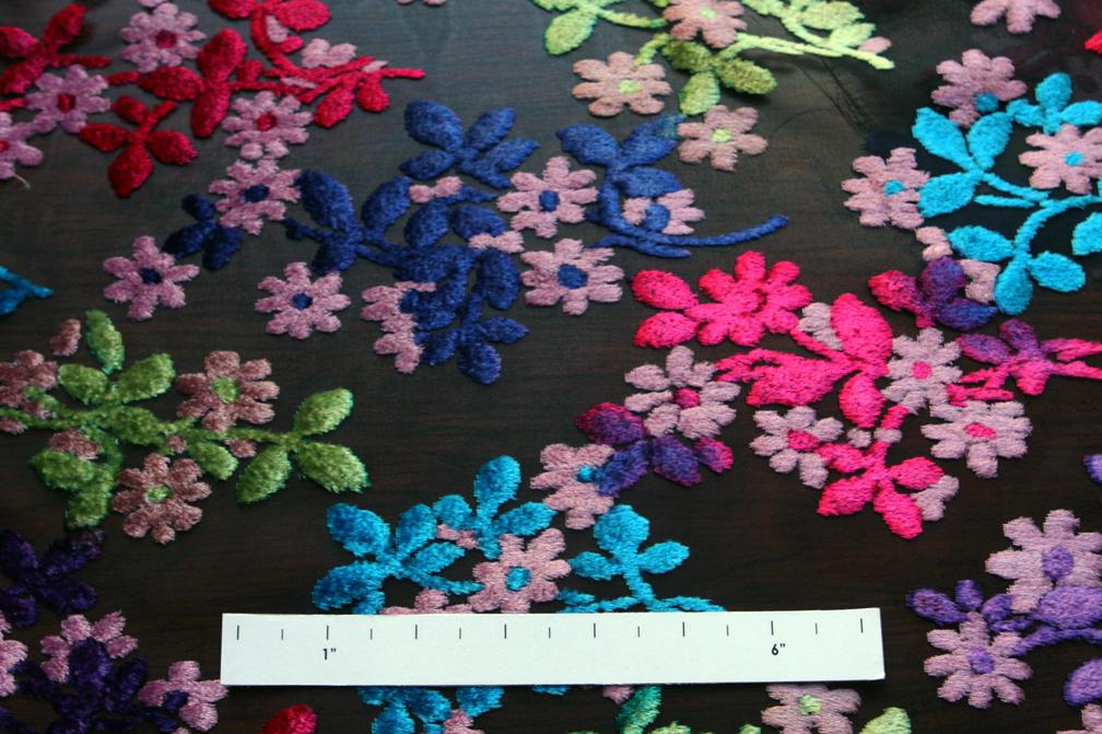 Silk Rayon Burnout Velvet1