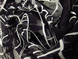 Printed Silk Burnout Chiffon2