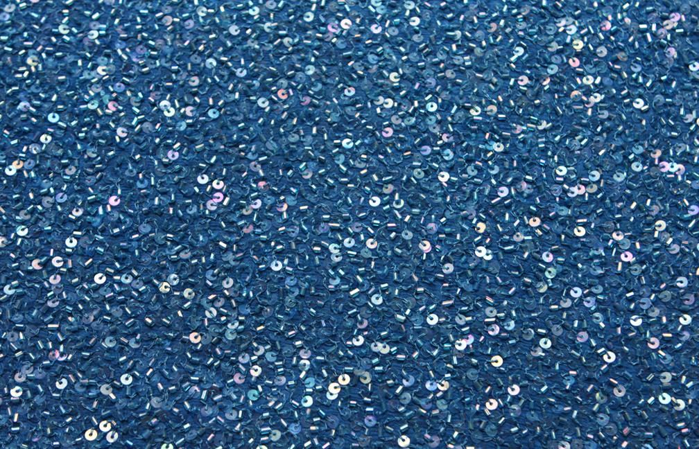 Sequins on Silk Chiffon0