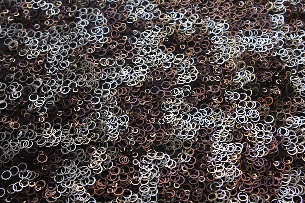 Novelty Sequins on Silk Chiffon0