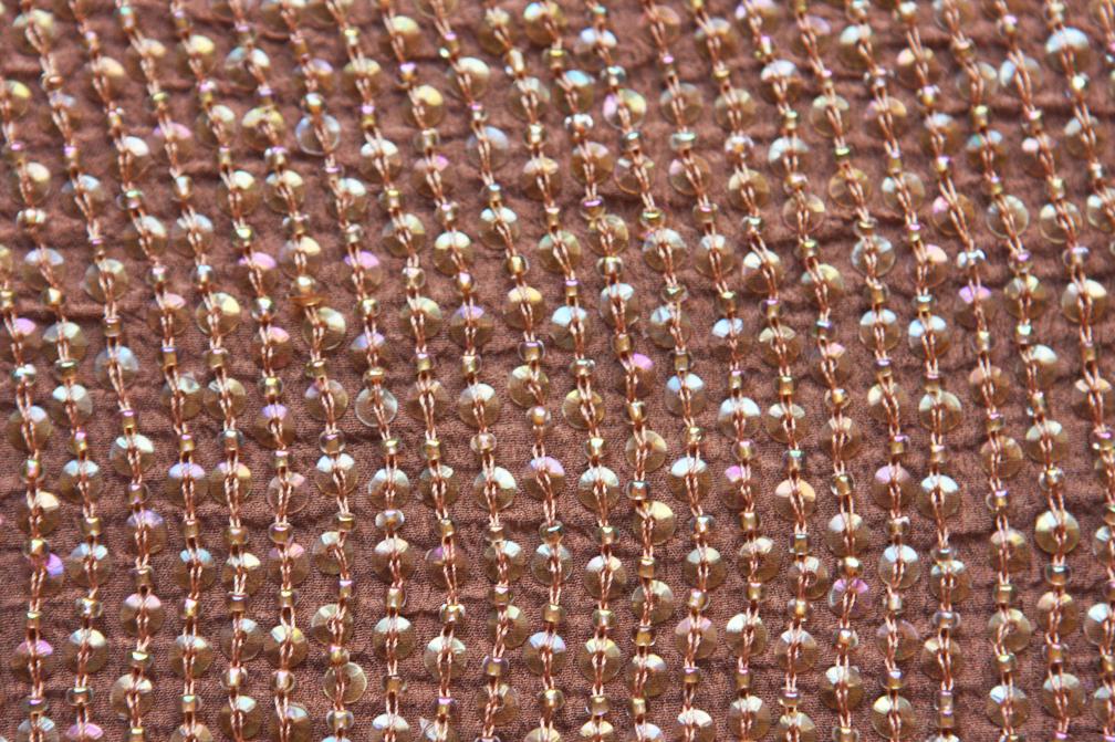 Sequins on Silk Chiffon2