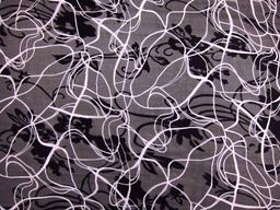 Printed Silk Burnout Chiffon0