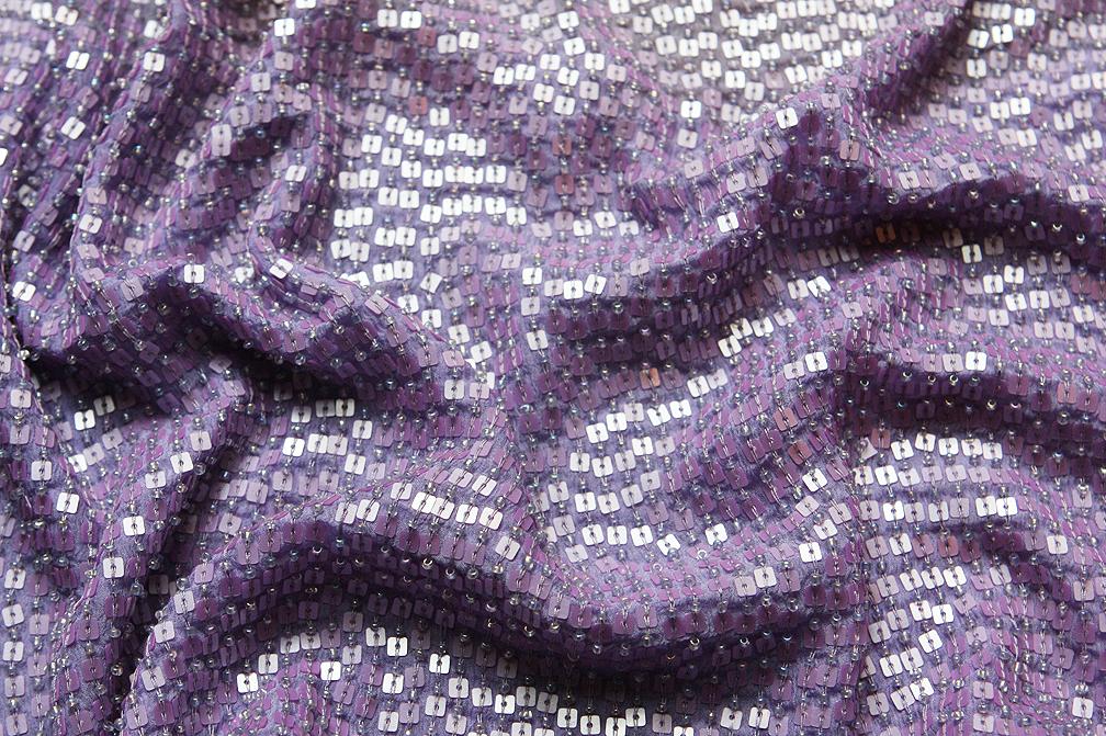 Sequins on Silk Chiffon3