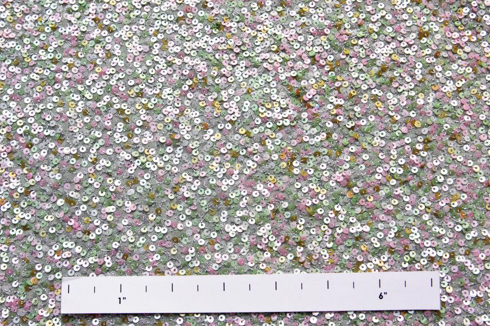 Sequins on Silk Chiffon1