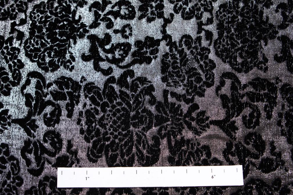 Silk Rayon Lurex BurnOut Velvet1