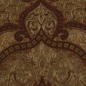 BROWN BROCADE