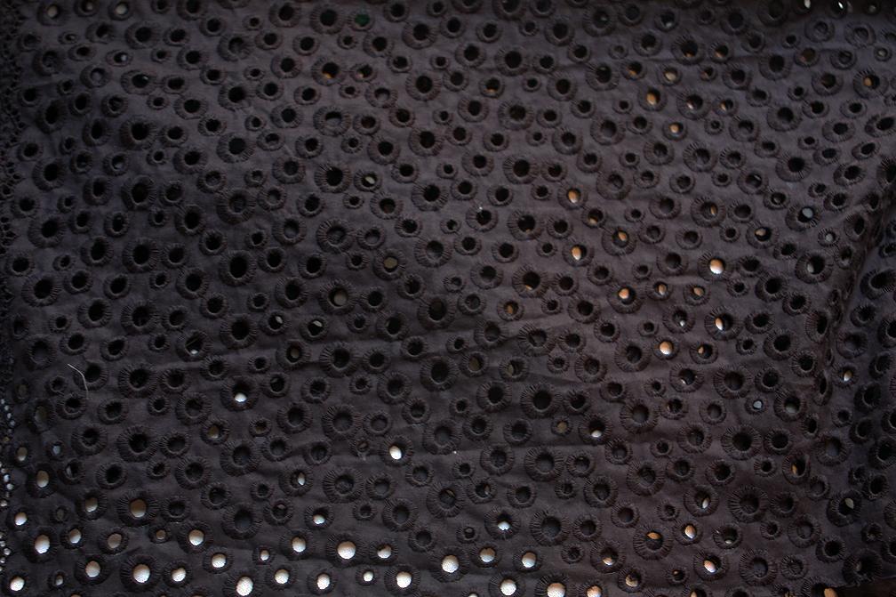 Cotton Eyelet in Black2
