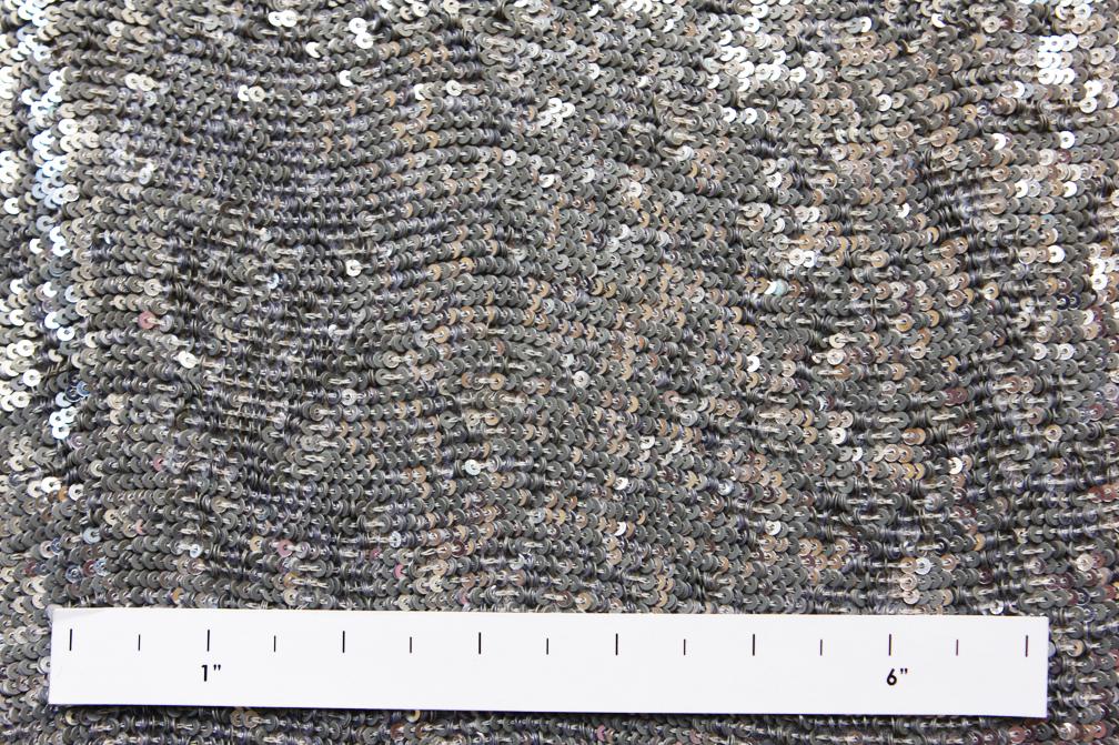Sequins on Silk Chiffon1