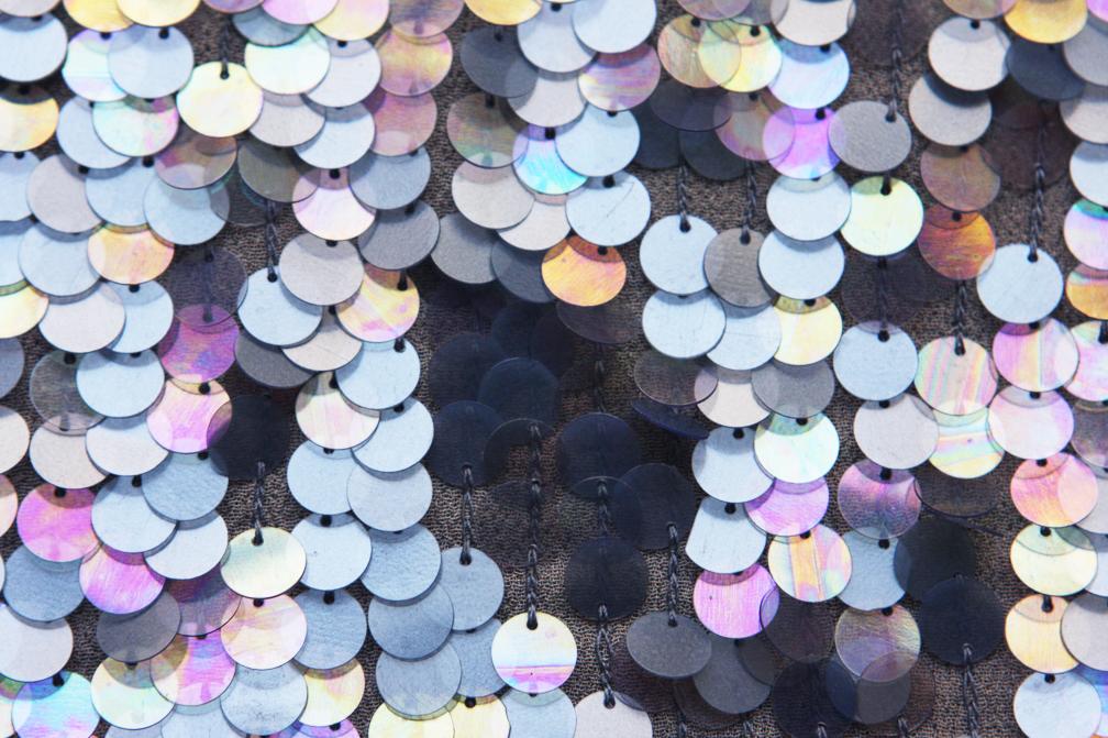 Novelty Paillettes on Silk Chiffon3