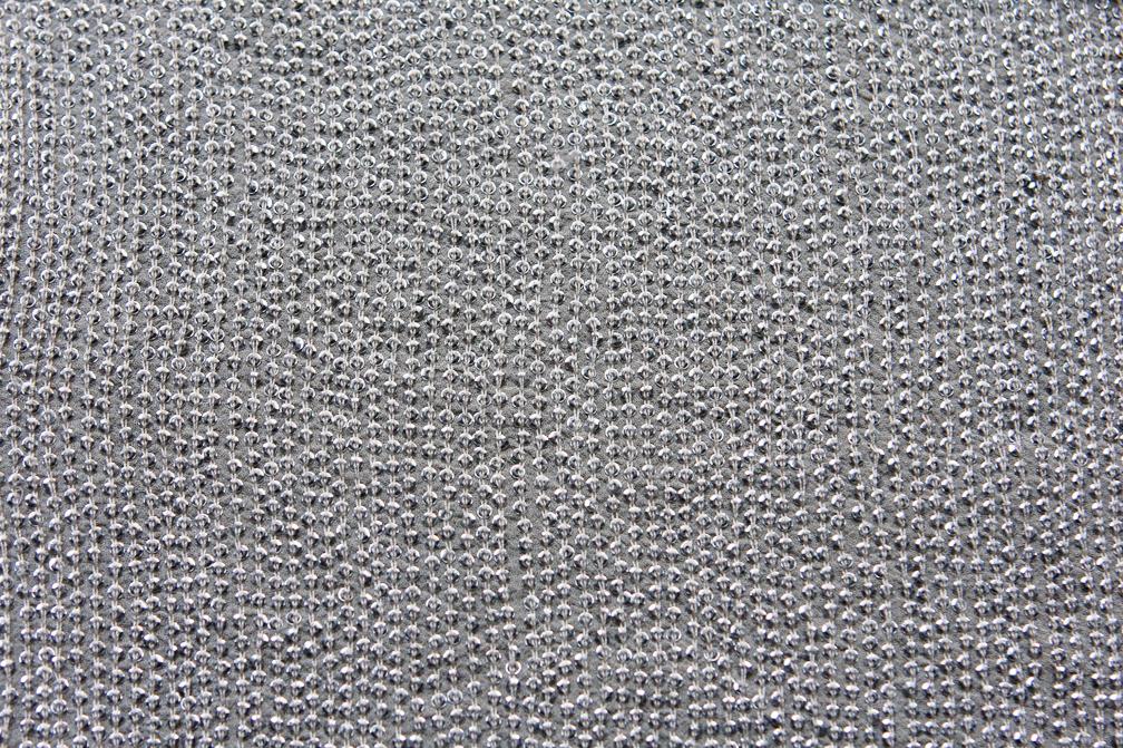 Sequins on Silk Chiffon0